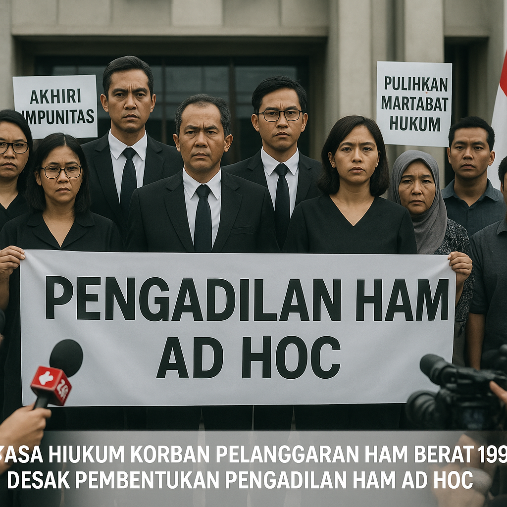 Kuasa Hukum Korban Pelanggaran HAM Berat 1998 Desak Pembentukan Pengadilan HAM Ad Hoc