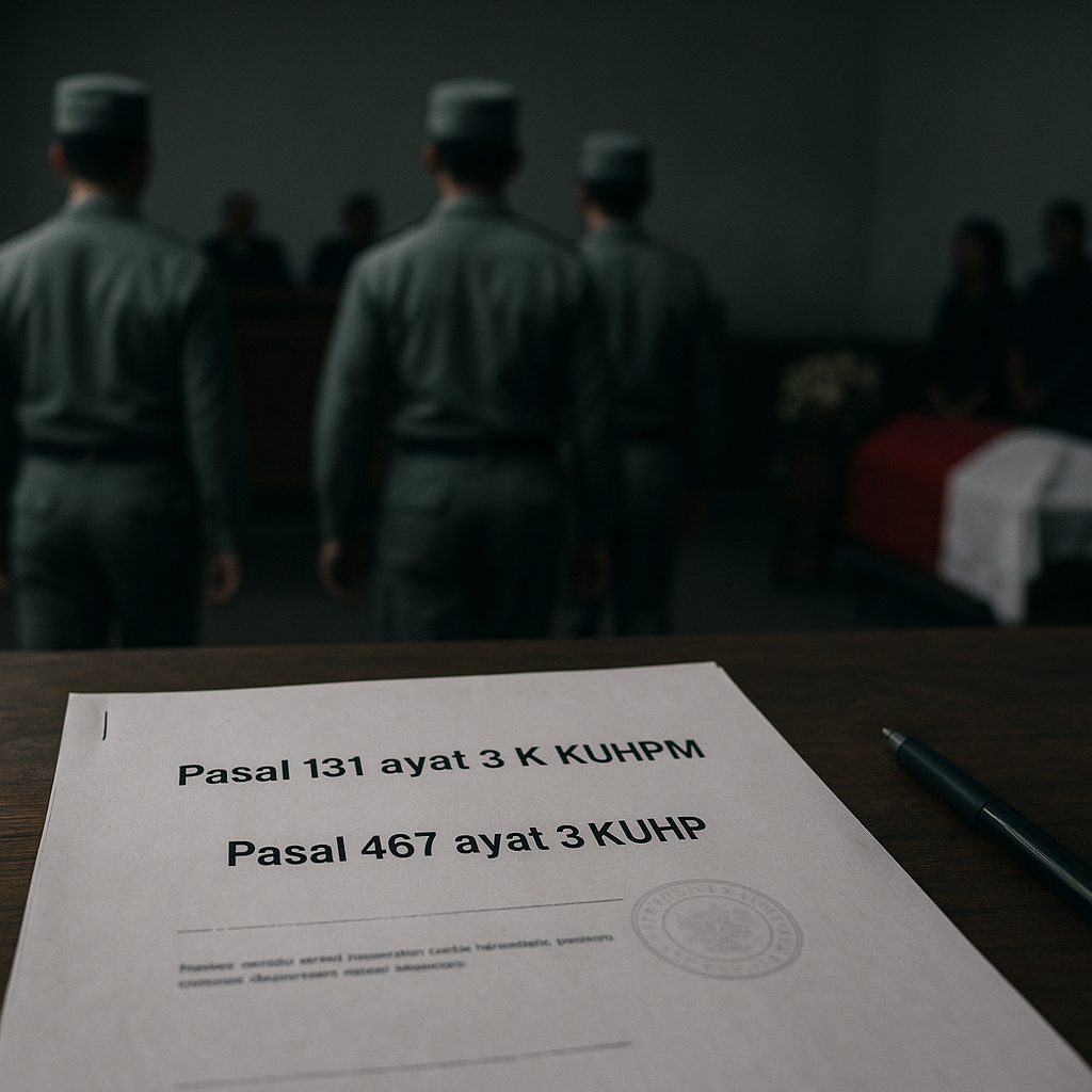 Ancaman Pemecatan bagi Prajurit Penganiaya: Antara Sanksi Administratif dan Pertanggungjawaban Pidana