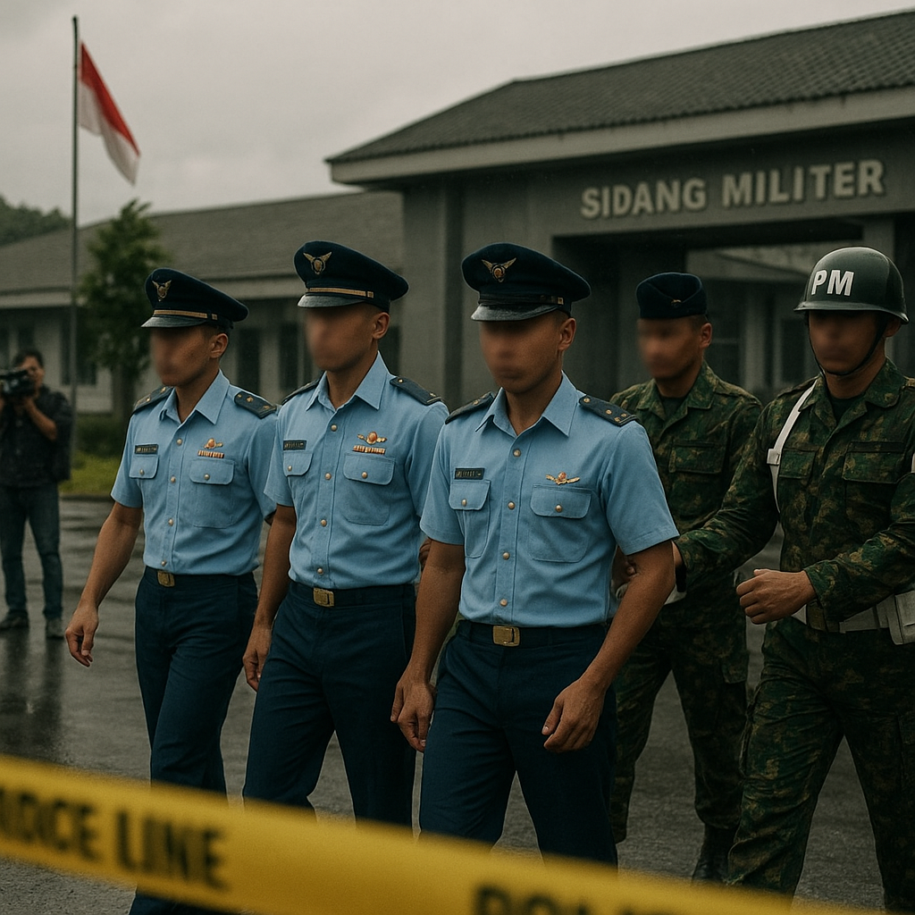 Empat Prajurit TNI AU Ditetapkan sebagai Tersangka Penganiayaan hingga Tewaskan Rekannya