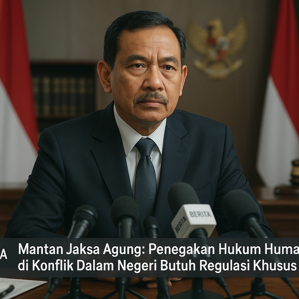 Mantan Jaksa Agung: Penegakan Hukum Humaniter di Konflik Dalam Negeri Butuh Regulasi Khusus