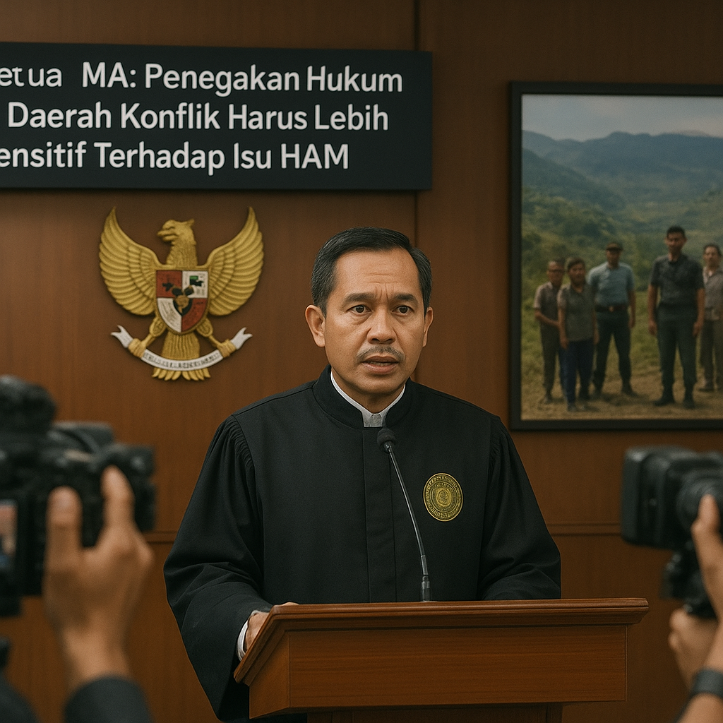 Ketua MA: Penegakan Hukum di Daerah Konflik Harus Lebih Sensitif Terhadap Isu HAM