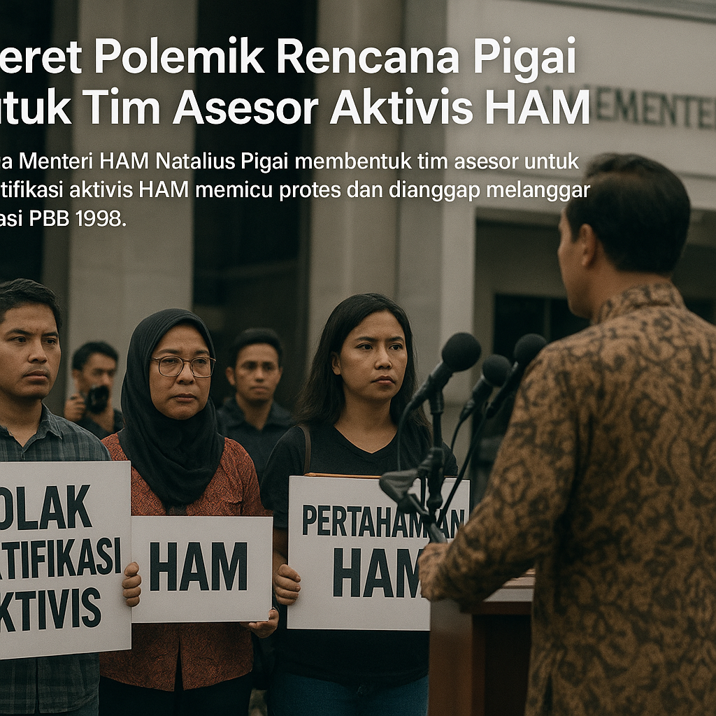 Sederet Polemik Rencana Pigai Bentuk Tim Asesor Aktivis HAM