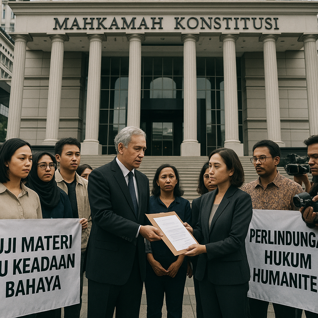 Mahkamah Konstitusi Diminta Uji Materi UU Keadaan Bahaya Terkait Perlindungan Hukum Humaniter