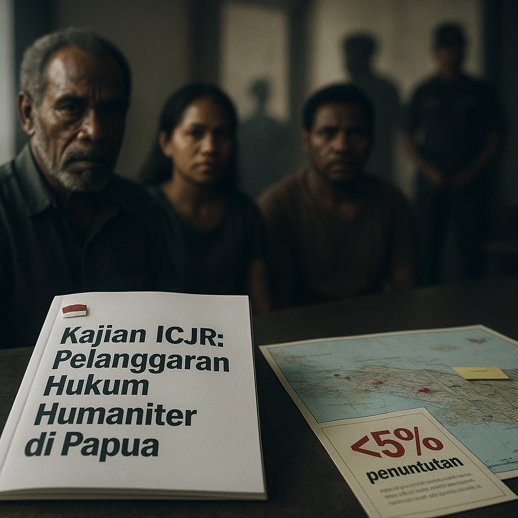 Kajian ICJR: Pelanggaran Hukum Humaniter dalam Konflik Papua Minim Pelaporan dan Penuntutan