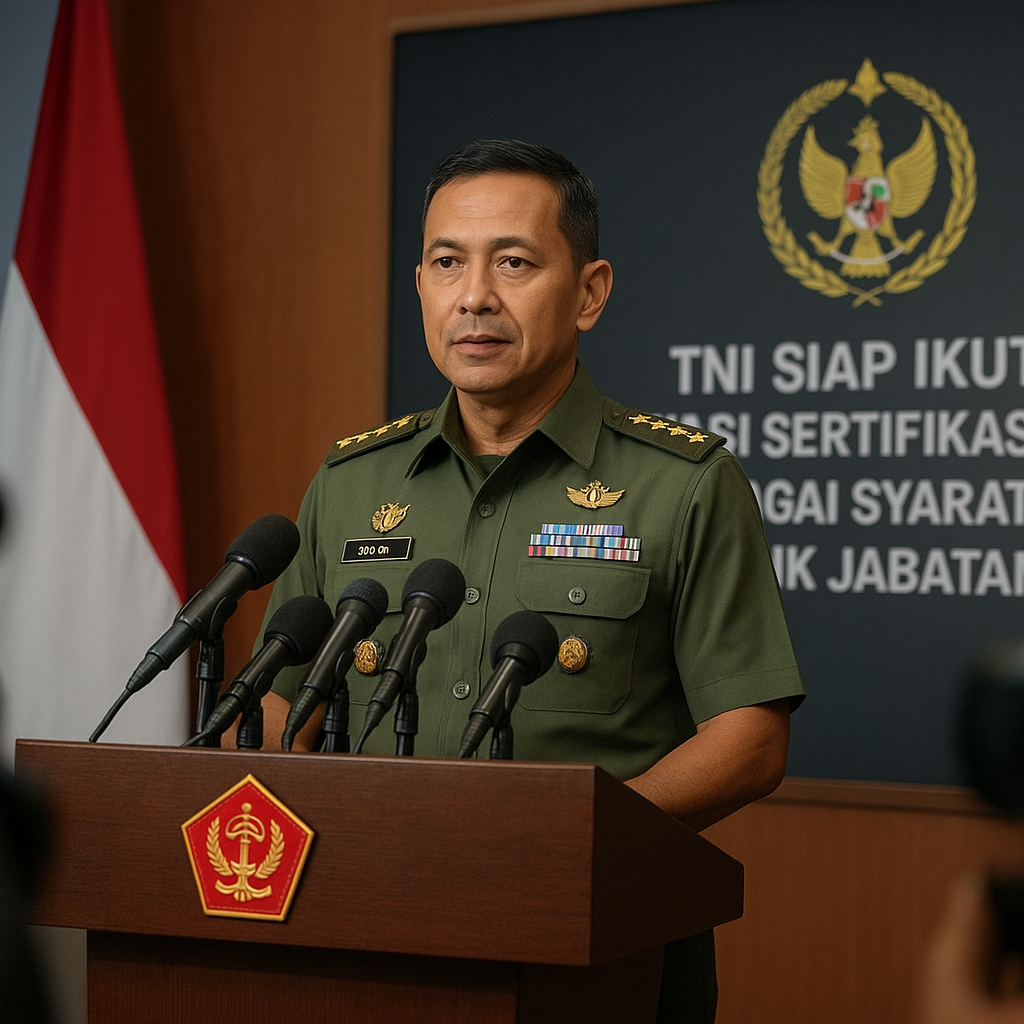 TNI Siap Ikuti Regulasi Sertifikasi HAM sebagai Syarat Naik Jabatan