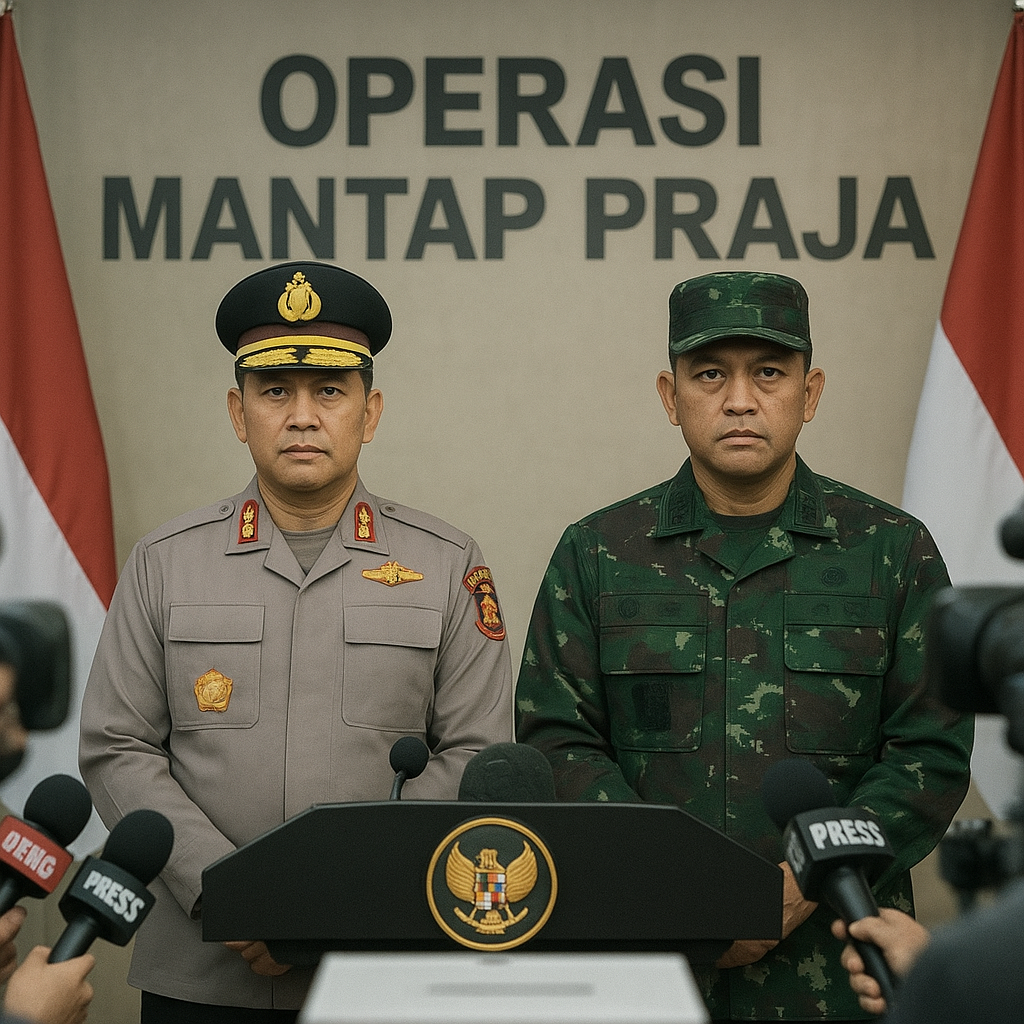 Gelar Operasi Mantap Praja, Polri Tekankan Netralitas TNI-Polri di Pilkada Serentak