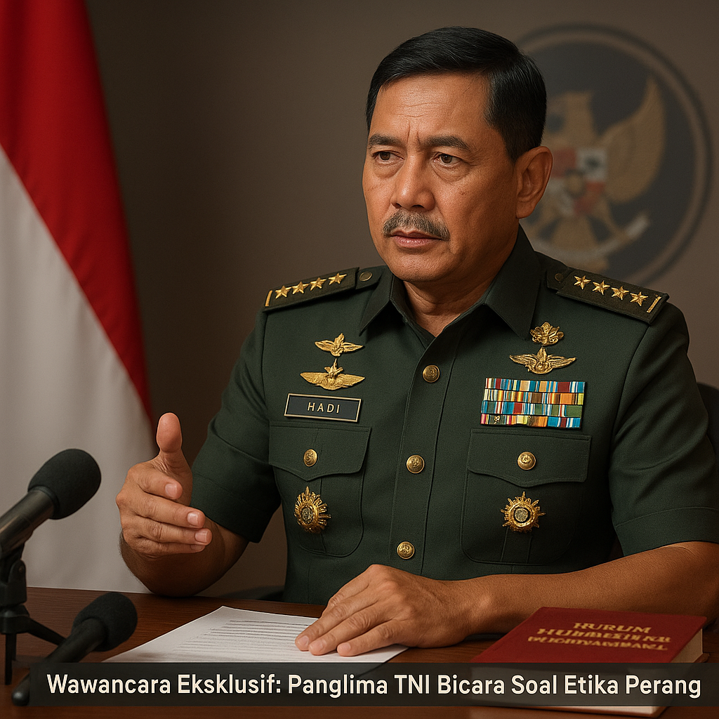 Wawancara Eksklusif: Panglima TNI Bicara Soal Etika Perang dalam Operasi Penegakan Kedaulatan