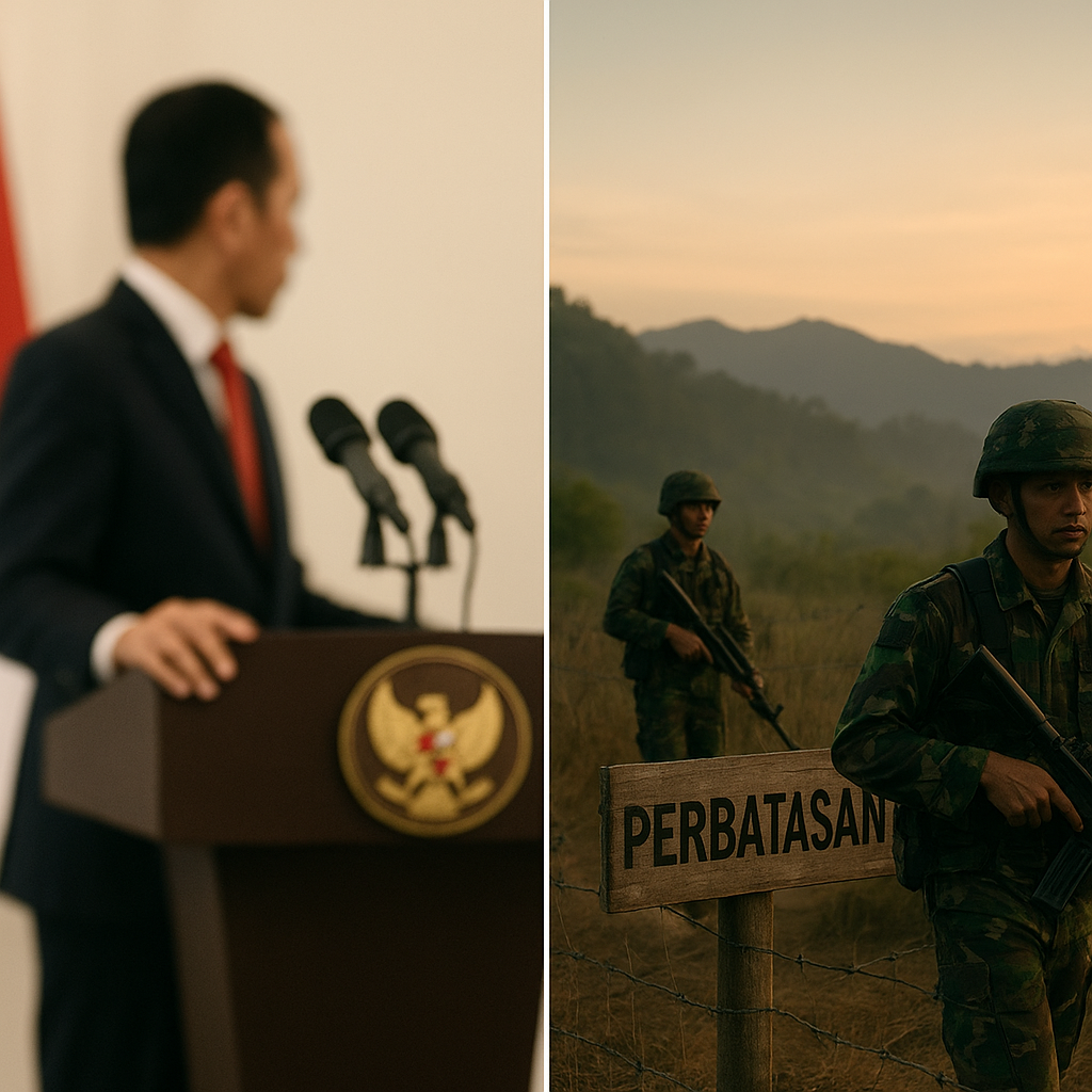 Presiden Jokowi Minta Jajarannya Perkuat Kesiapan Pertahanan di Perbatasan