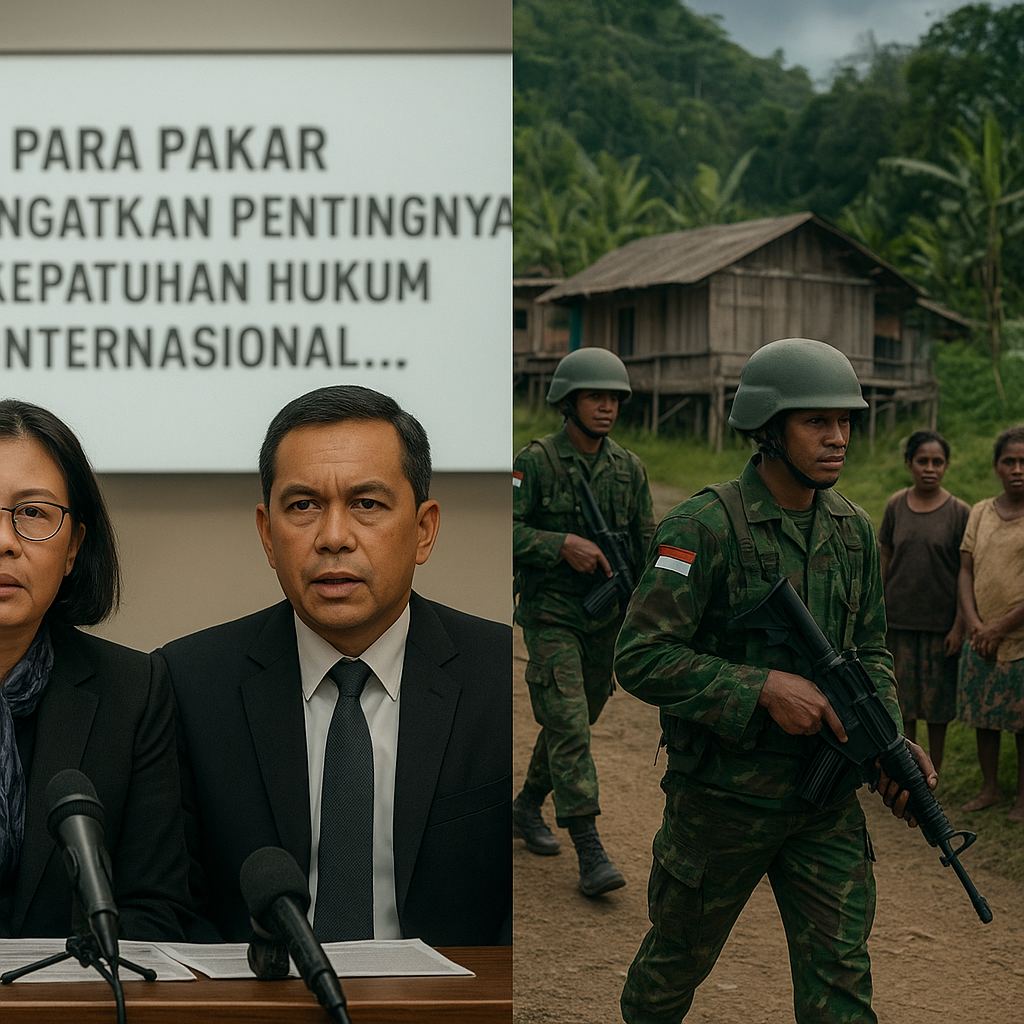 PARA PAKAR MENGINGATKAN PENTINGNYA KEPATUHAN HUKUM INTERNASIONAL DALAM OPERASI MILITER INDONESIA DI PAPUA