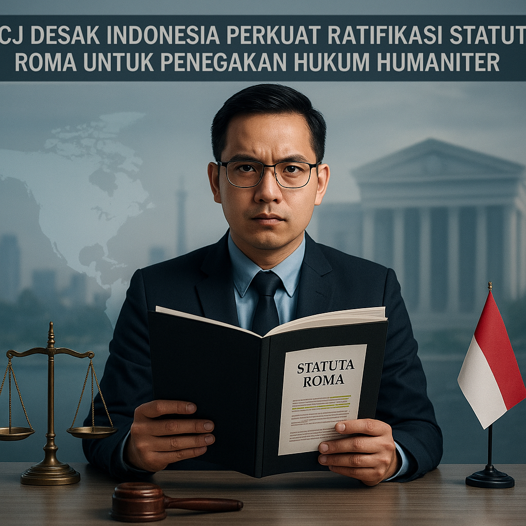 ICJ Desak Indonesia Perkuat Ratifikasi Statuta Roma untuk Penegakan Hukum Humaniter