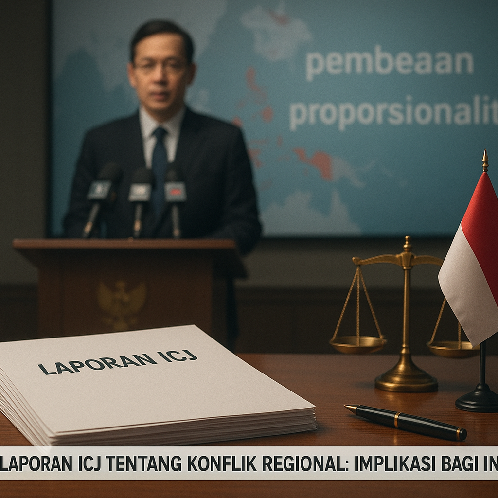 Laporan ICJ tentang Konflik Regional: Implikasi bagi Indonesia dalam Penerapan Hukum Humaniter