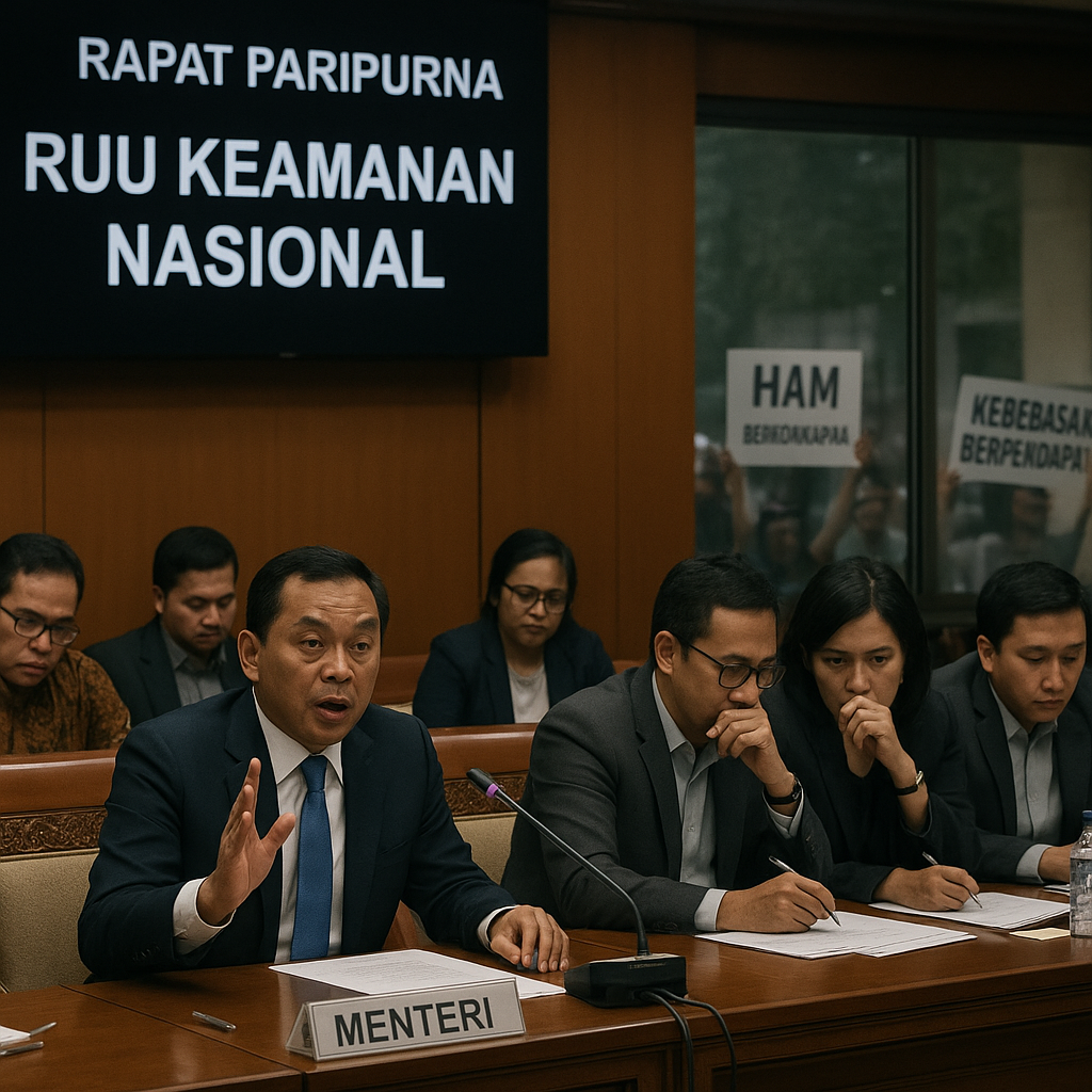 DPR dan Pemerintah Bahas RUU Keamanan Nasional: Kritis dari Perspektif HAM