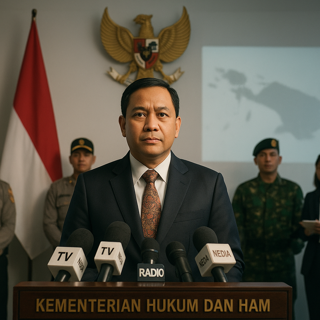 Menteri HAM Minta Aparat Tak Libatkan Warga Sipil dalam Operasi Papua, Tegaskan Prinsip Pembedaan Hukum Humaniter