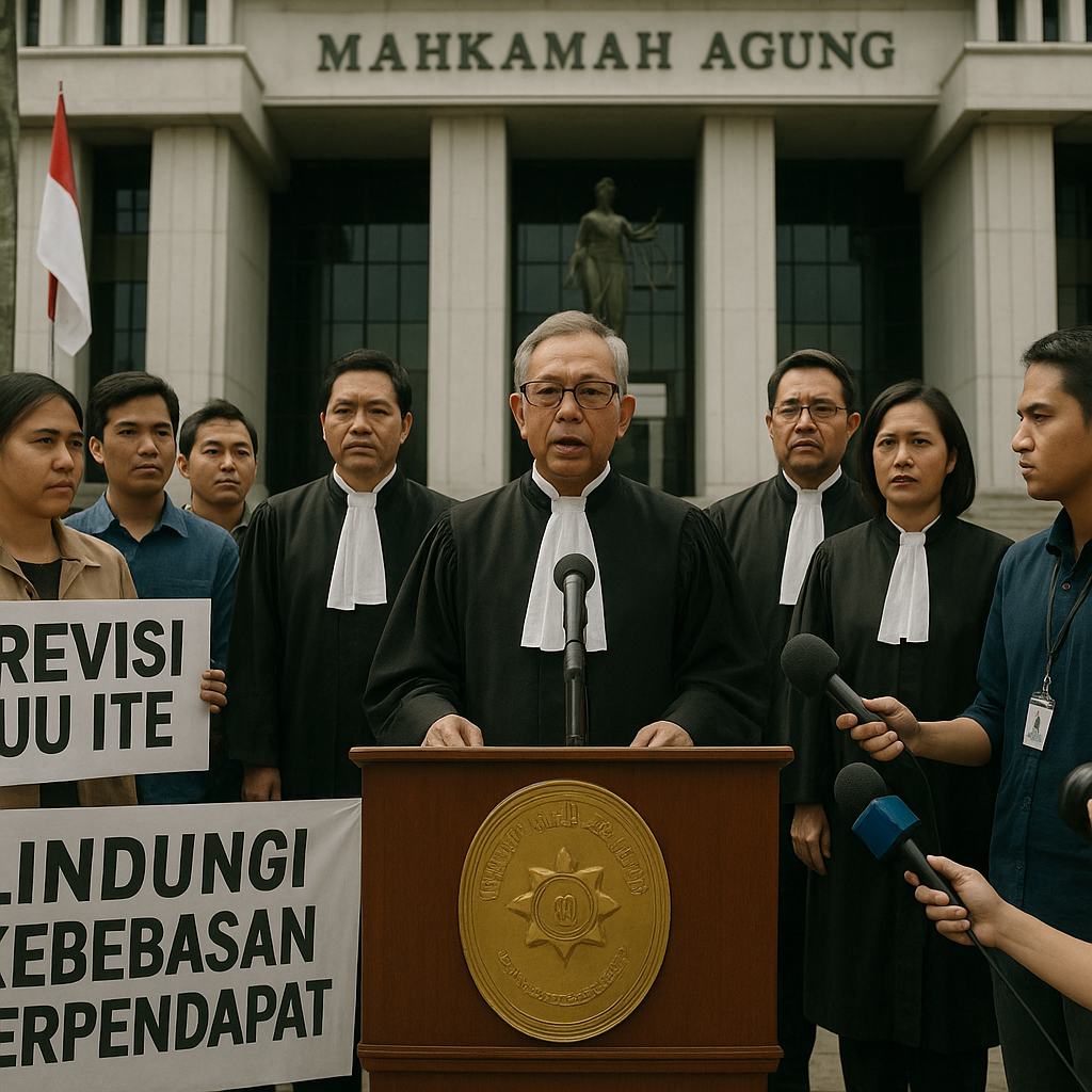Mahkamah Agung Indonesia Dorong Revisi UU ITE untuk Perlindungan Kebebasan Berpendapat