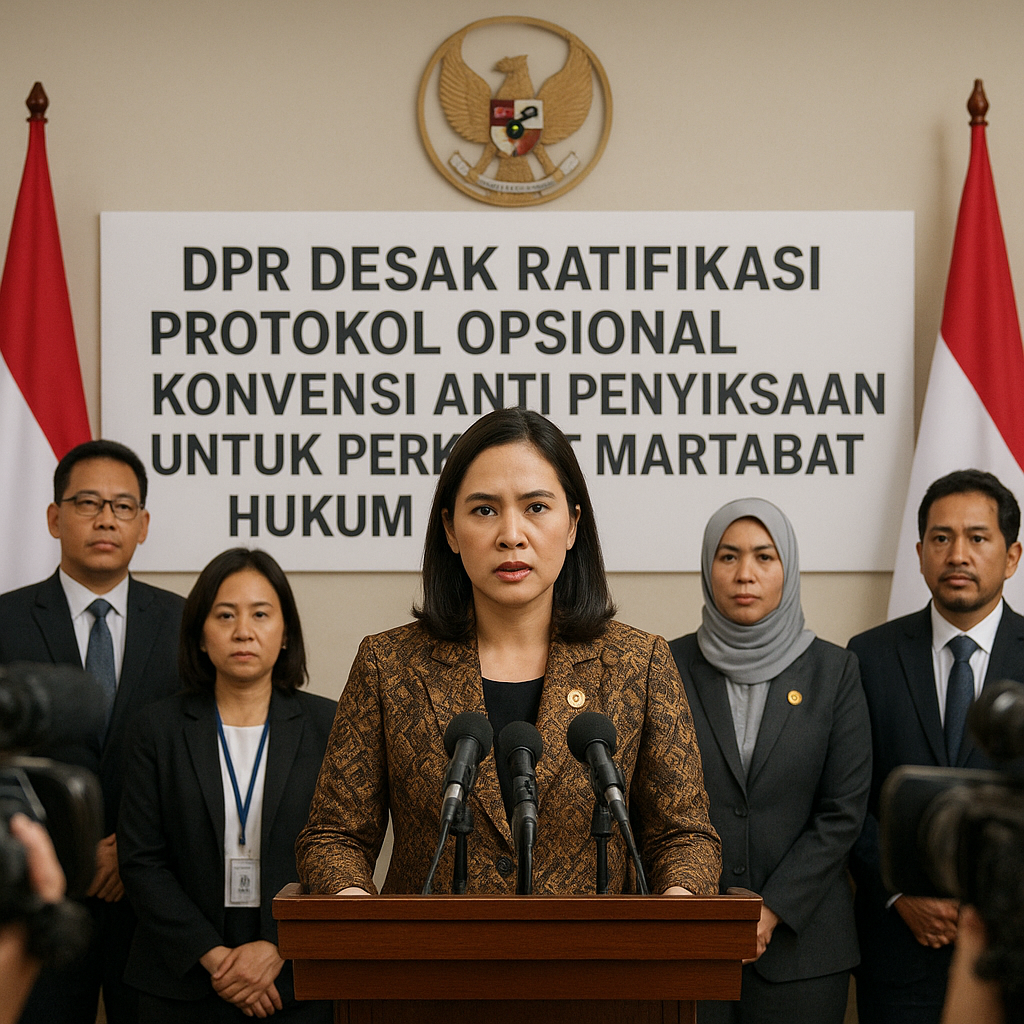 DPR Desak Ratifikasi Protokol Opsional Kovensi Anti Penyiksaan untuk Perkuat Martabat Hukum