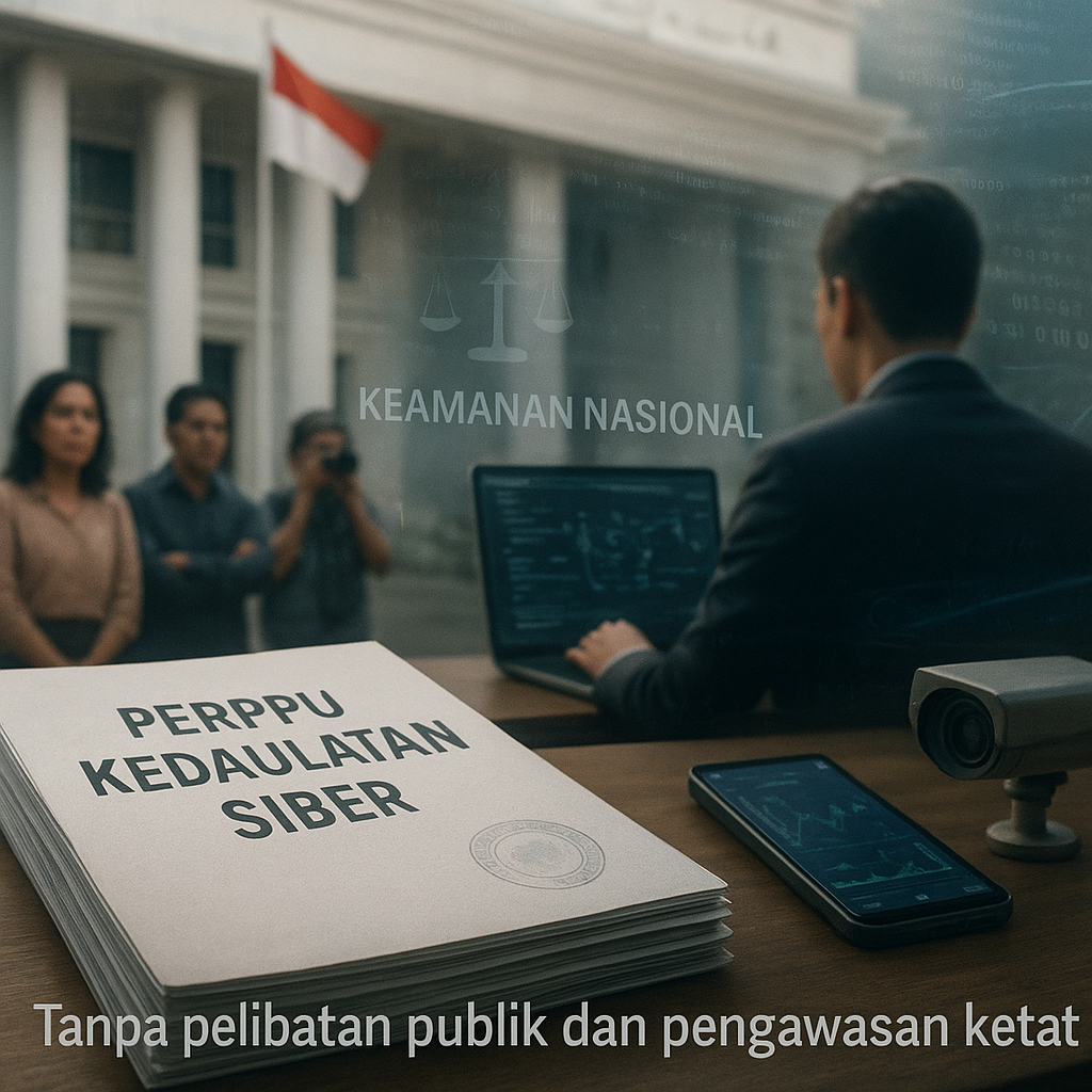 Pemerintah Siapkan Aturan Hukum Darurat untuk Kedaulatan Siber: Antara Keamanan Nasional dan Risiko Pelanggaran Privasi