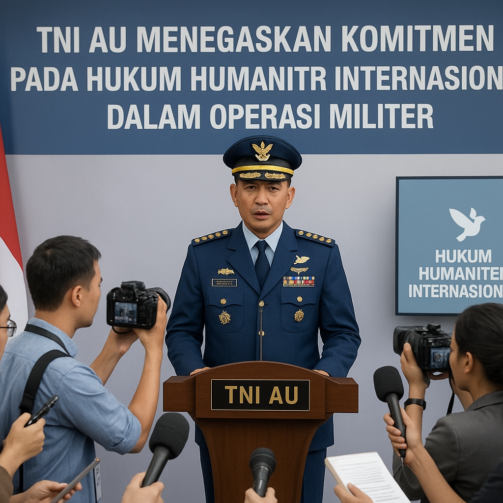 TNI AU Menegaskan Komitmen pada Hukum Humaniter Internasional dalam Operasi Militer