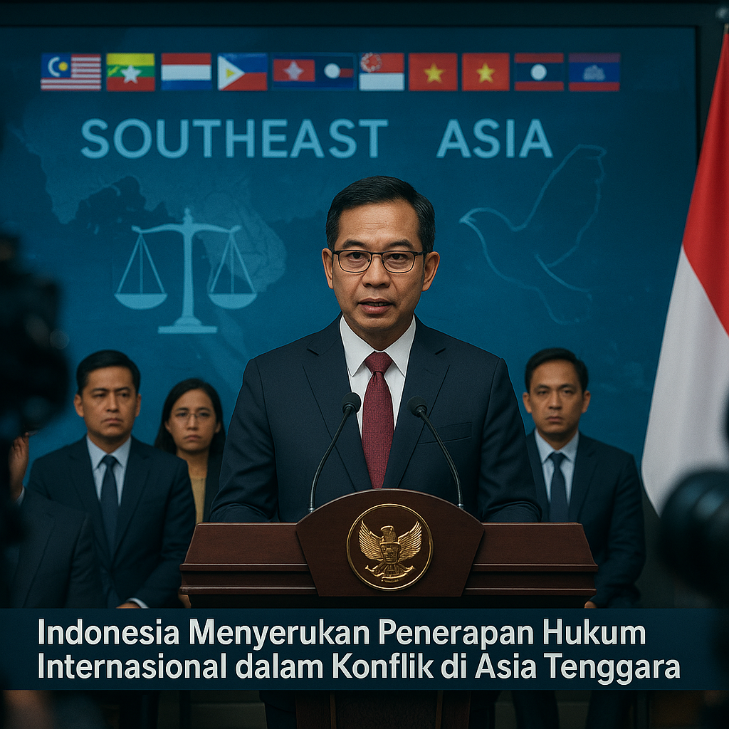 Indonesia Menyerukan Penerapan Hukum Internasional dalam Konflik di Asia Tenggara