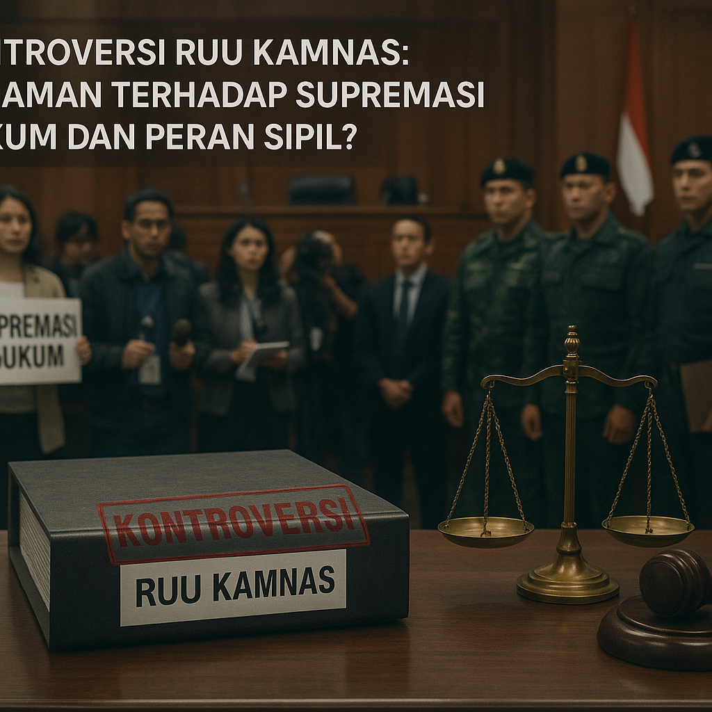 Kontroversi RUU Kamnas: Ancaman terhadap Supremasi Hukum dan Peran Sipil?