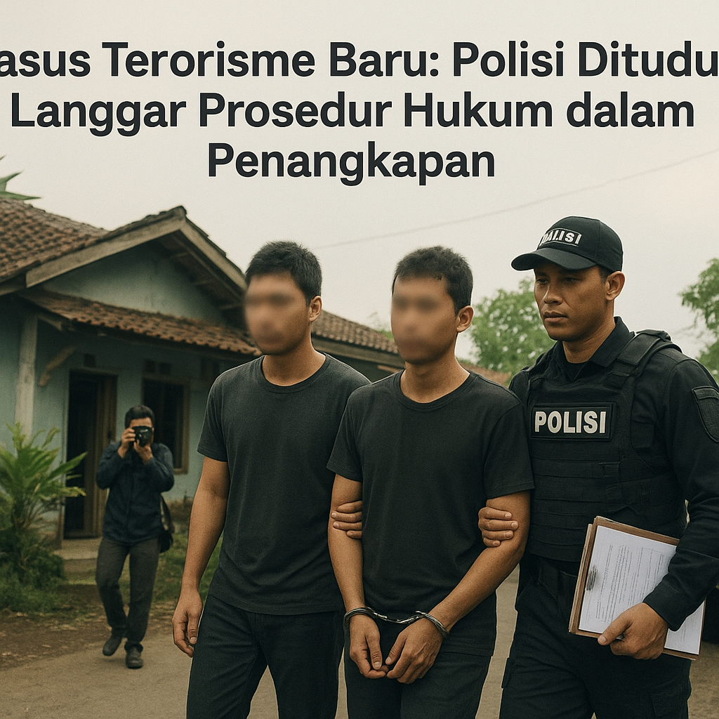 Kasus Terorisme Baru: Polisi Dituduh Langgar Prosedur Hukum dalam Penangkapan