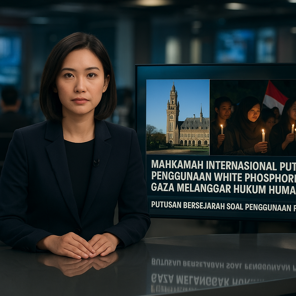Mahkamah Internasional Putuskan Penggunaan White Phosphorus di Gaza Melanggar Hukum Humaniter
