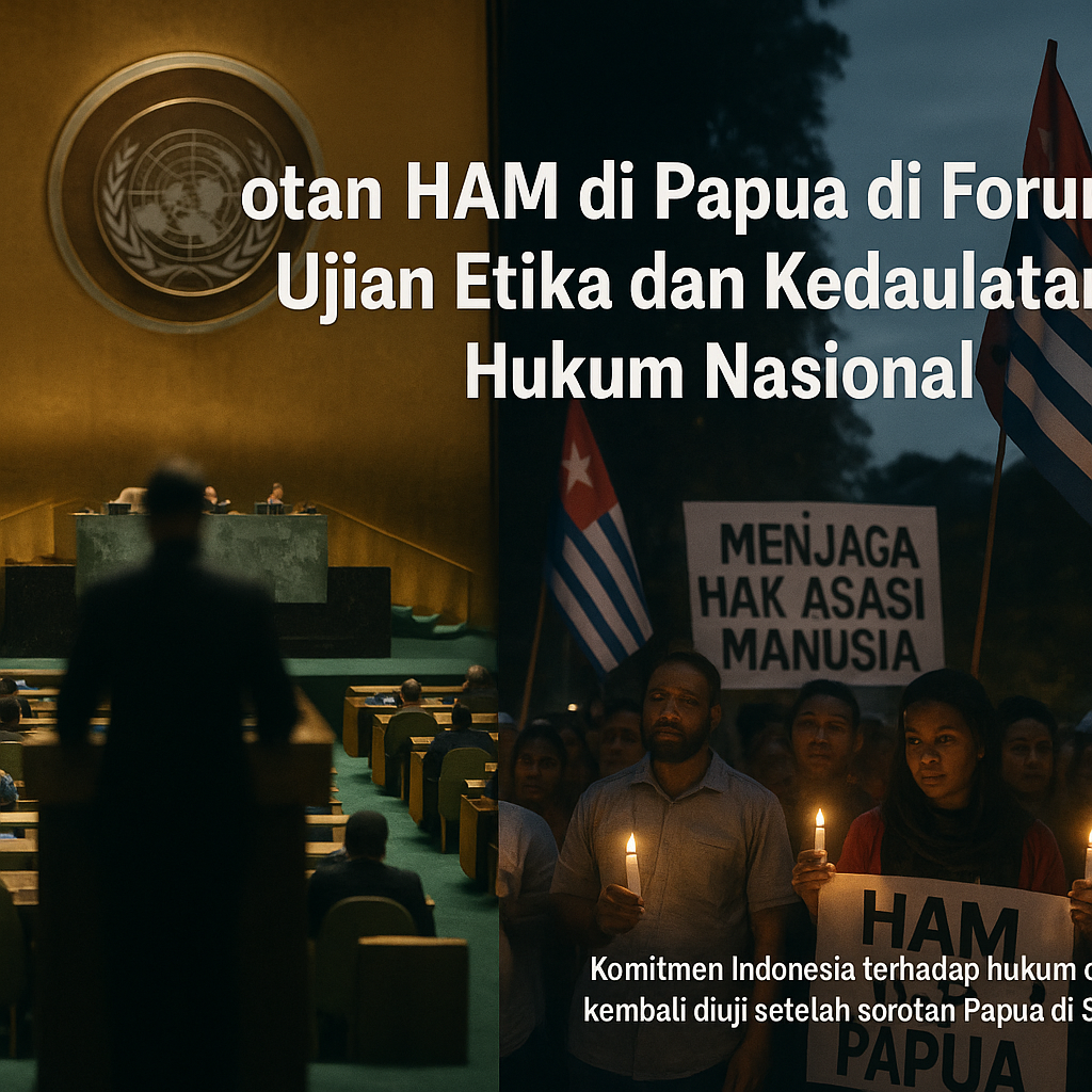 Sorotan HAM di Papua di Forum PBB: Ujian Etika dan Kedaulatan Hukum Nasional