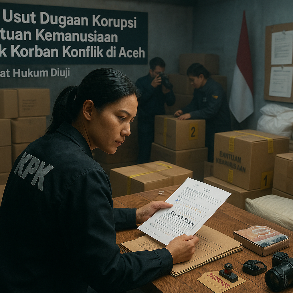 KPK Usut Dugaan Korupsi Bantuan Kemanusiaan untuk Korban Konflik di Aceh: Martabat Hukum Diuji