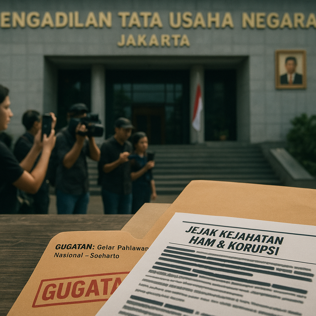 Saksi Bongkar Jejak Kejahatan HAM dan Korupsi Soeharto di PTUN: Menggugat Gelar Pahlawan dalam Bingkai Negara Hukum
