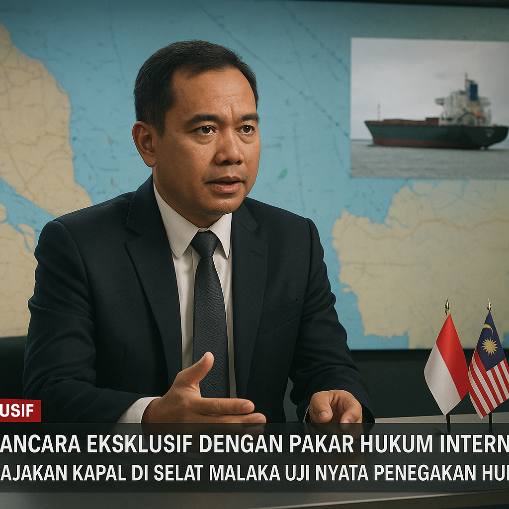 Wawancara Eksklusif dengan Pakar Hukum Internasional: 'Pembajakan Kapal di Selat Malaka Uji Nyata Penegakan Hukum Laut'