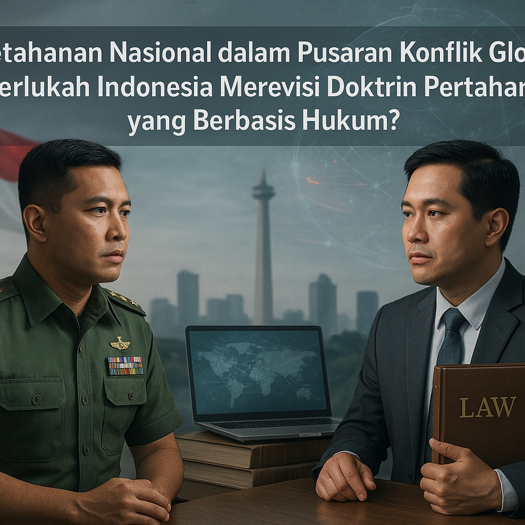Ketahanan Nasional dalam Pusaran Konflik Global: Perlukah Indonesia Merevisi Doktrin Pertahanan yang Berbasis Hukum?