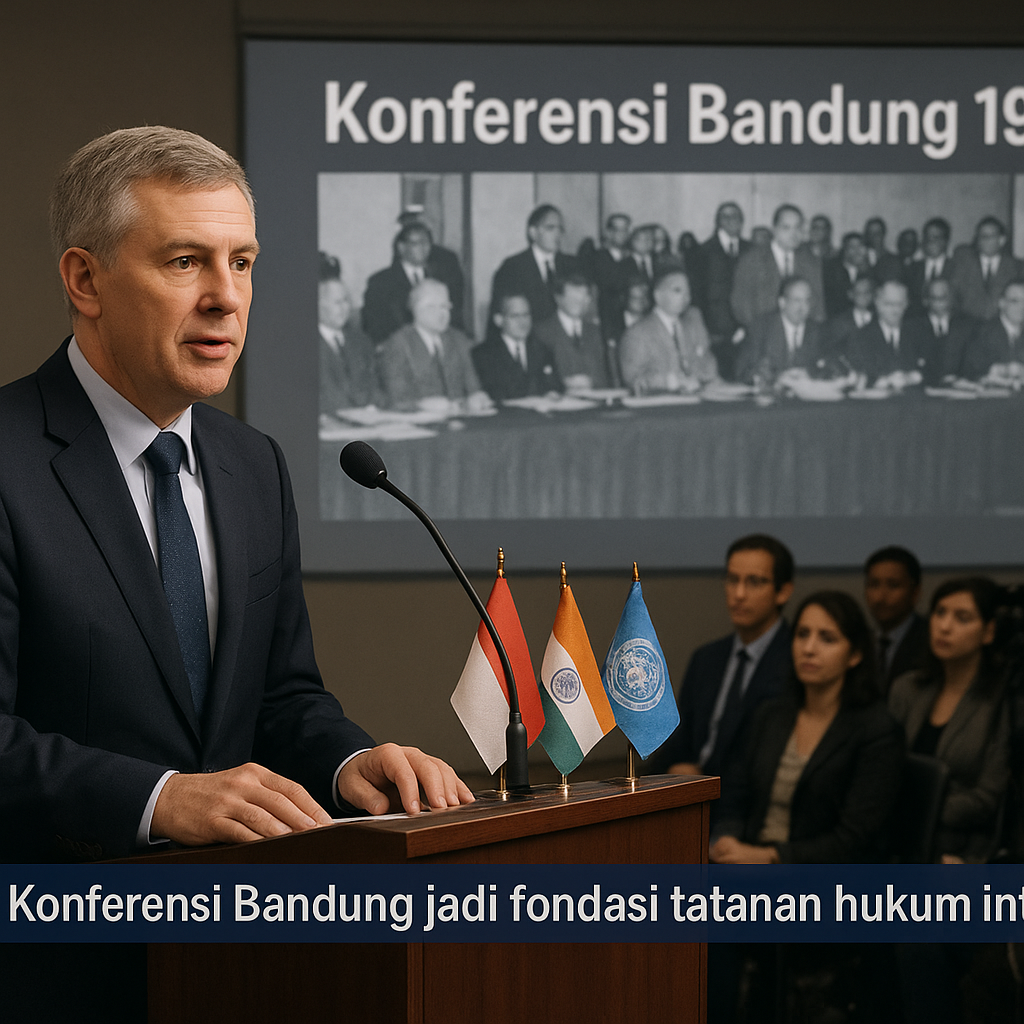 Pakar: Konferensi Bandung jadi fondasi tatanan hukum internasional
