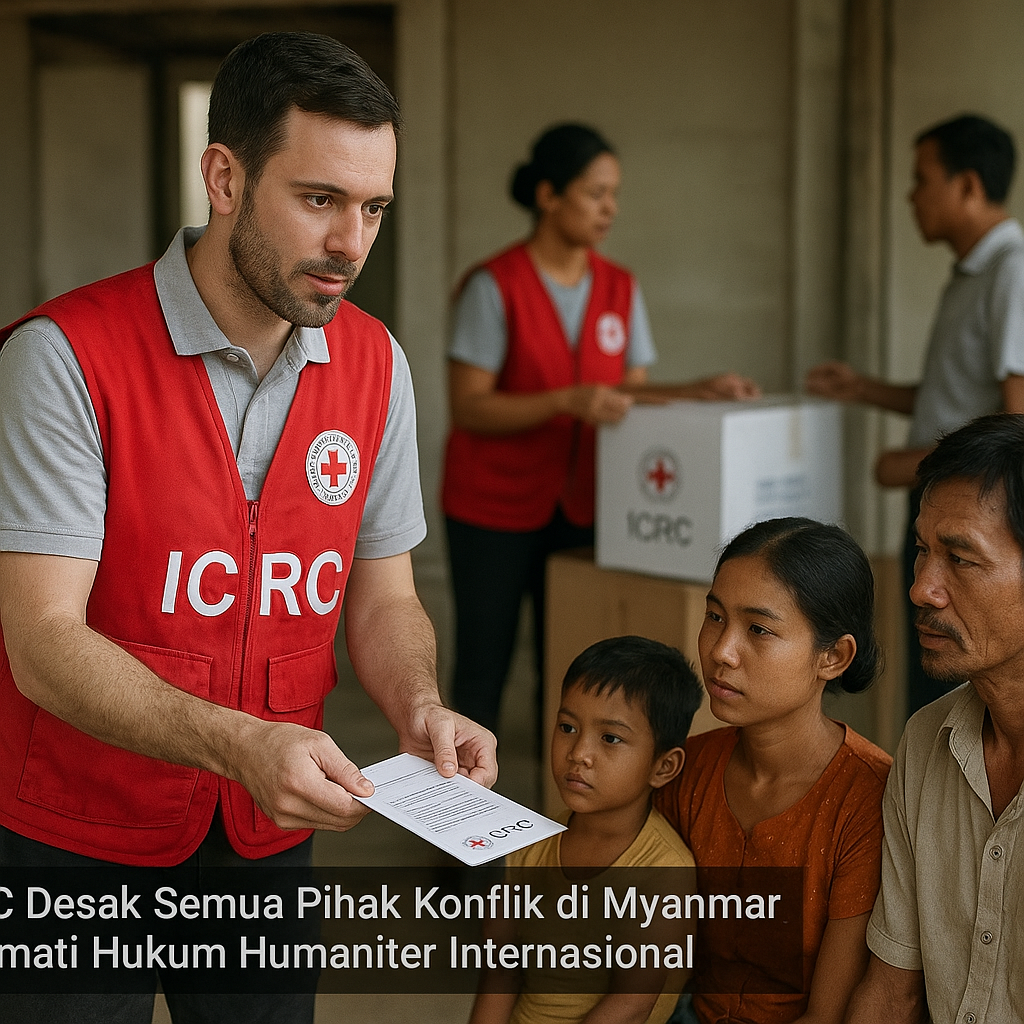 ICRC Desak Semua Pihak Konflik di Myanmar Hormati Hukum Humaniter Internasional