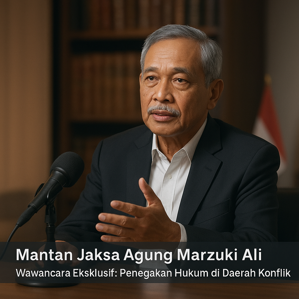 Mantan Jaksa Agung dalam Wawancara Eksklusif: Penegakan Hukum di Daerah Konflik Harus Bebas dari Paradigma 'Musuh Negara'