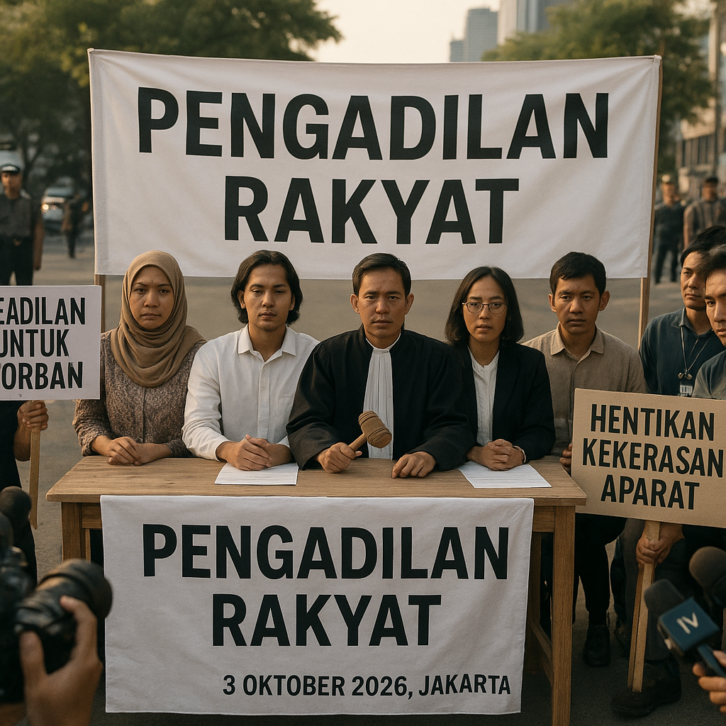 Pengadilan Rakyat: Suara Aktivis Mendesak Keadilan bagi Korban Kekerasan Aparat