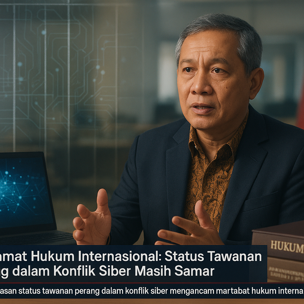 Pengamat Hukum Internasional: Status Tawanan Perang dalam Konflik Siber Masih Samar