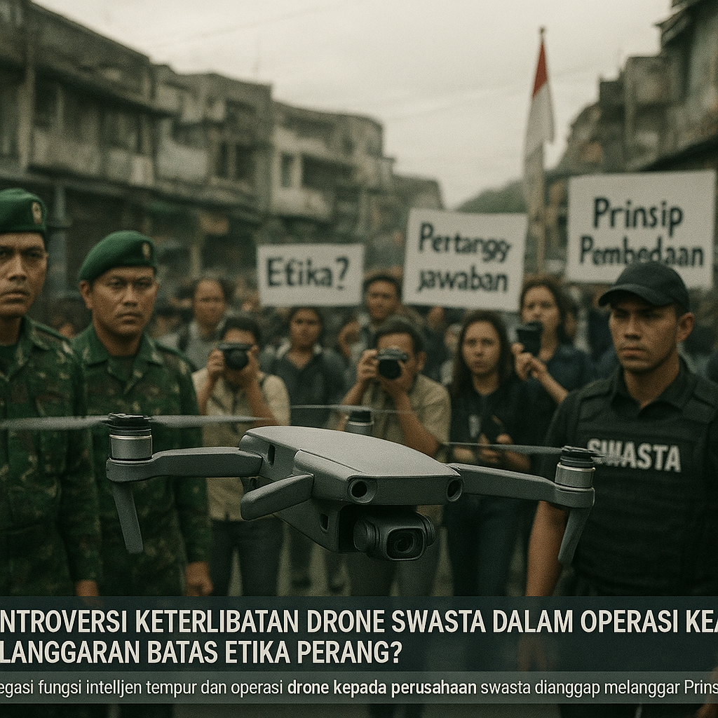 Kontroversi Keterlibatan Drone Swasta dalam Operasi Keamanan: Pelanggaran Batas Etika Perang?
