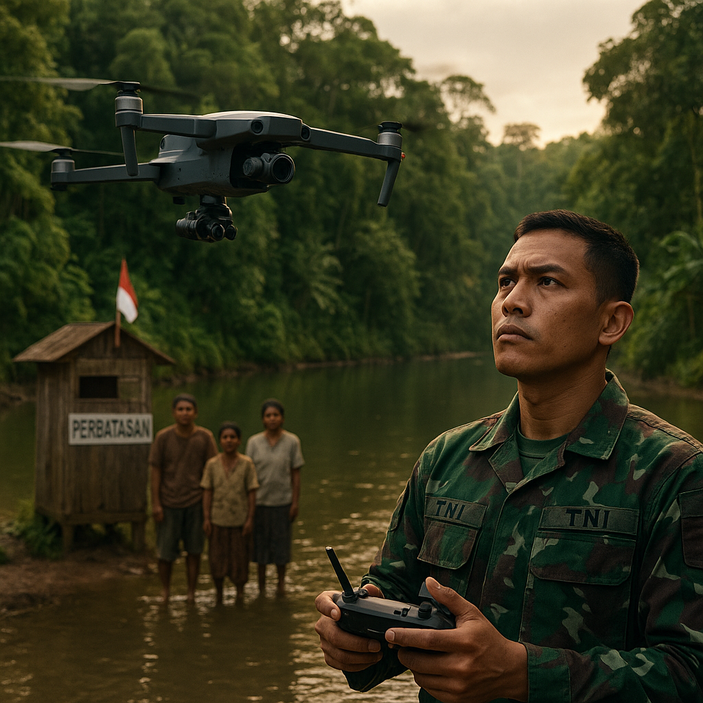 Analisis Etika Perang: Penggunaan Drone oleh TNI di Perbatasan Kalimantan Pertanyakan Prinsip Proporsionalitas