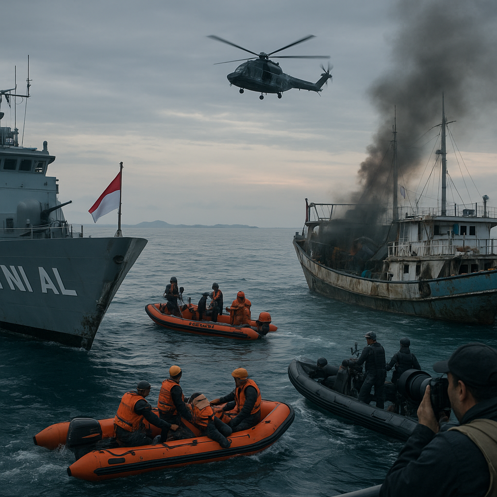 Etika Perang di Laut Natuna: Tabrakan Kapal TNI AL dan Kapal Asing Menguji Prinsip Hukum Humaniter