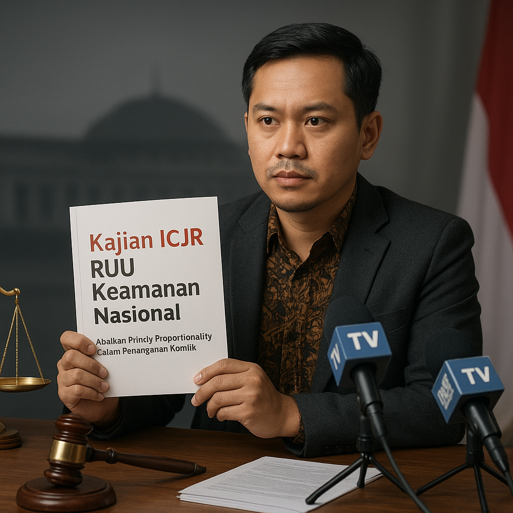 Kajian ICJR: RUU Keamanan Nasional Abaikan Prinsip Proportionality dalam Penanganan Konflik