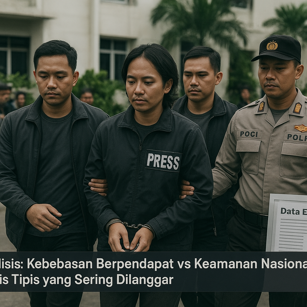 Analisis: Kebebasan Berpendapat vs Keamanan Nasional – Garis Tipis yang Sering Dilanggar
