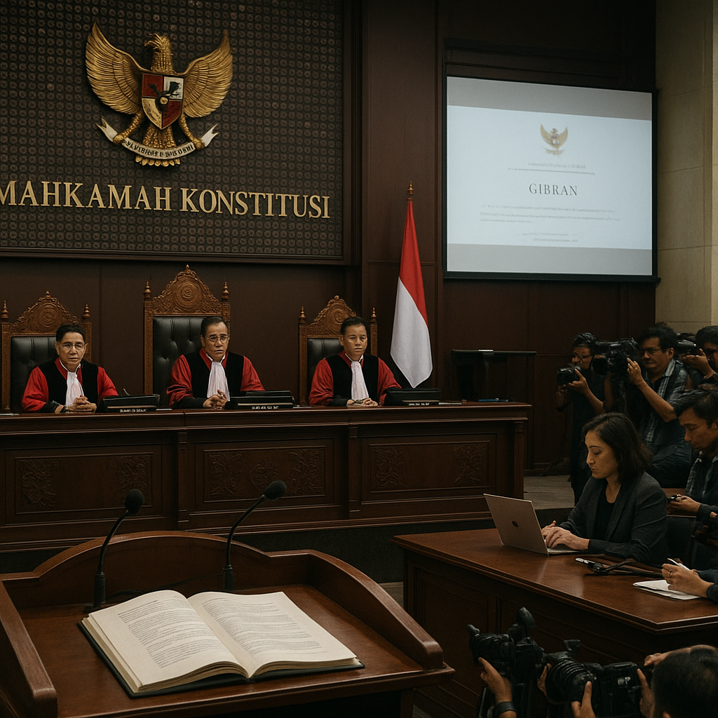 MK Nyatakan Berwenang Adili Sengketa Syarat Pencalonan Gibran: Uji Coba Batas Kewenangan Konstitusional