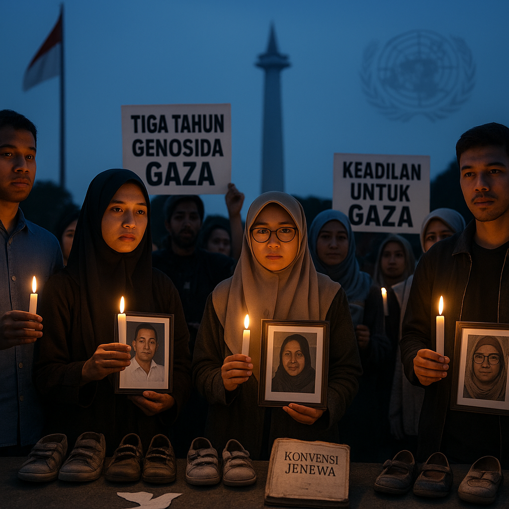 Tiga Tahun Genosida Gaza: Ujian Kredibilitas Hukum Internasional dan Kemanusiaan Universal