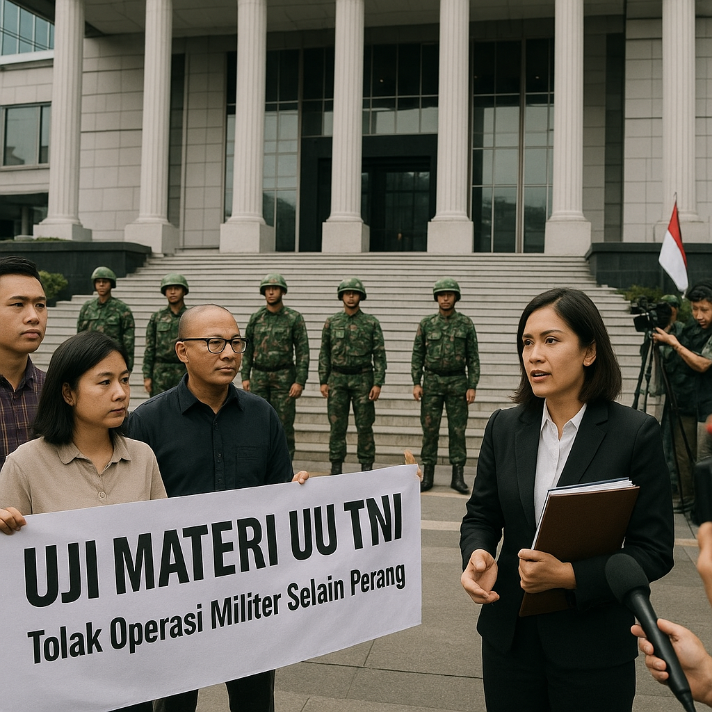 Mahkamah Konstitusi Diminta Uji Materi UU TNI: Pasal Penempatan Pasukan untuk Operasi Militer Selain Perang Dinilai Tak Sesuai Konstitusi