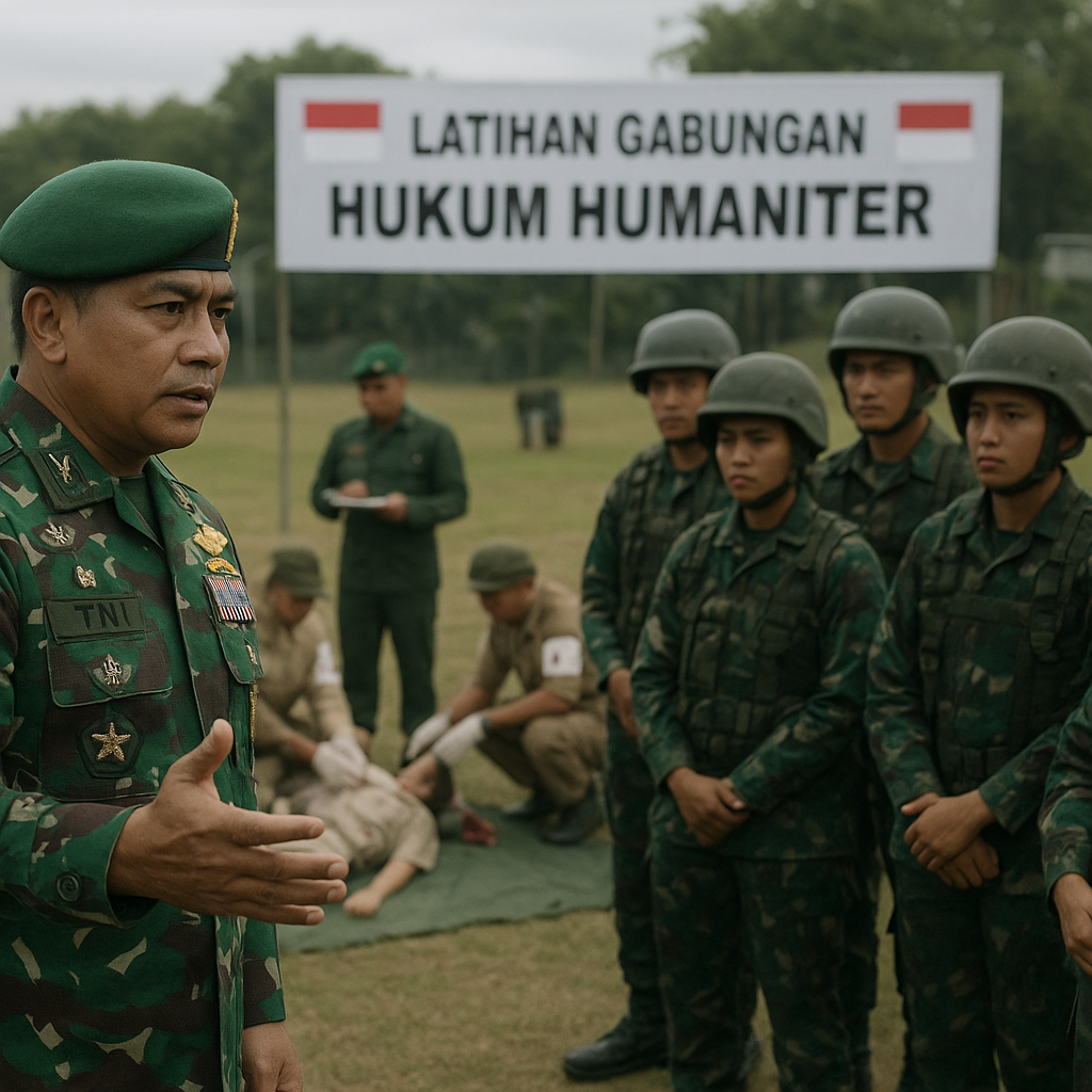 Panglima TNI Tekankan Prinsip Hukum Humaniter dalam Latihan Gabungan