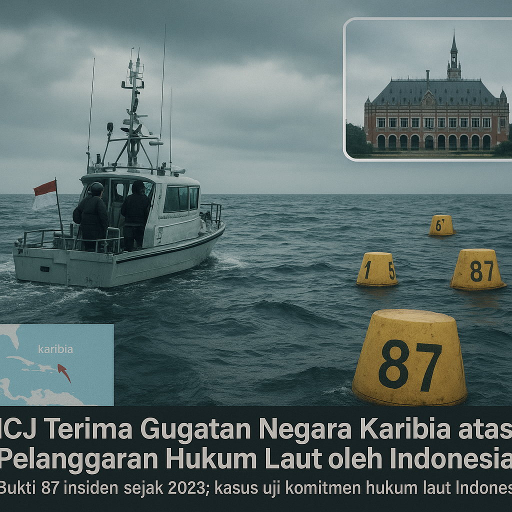 ICJ Terima Gugatan Negara Karibia atas Pelanggaran Hukum Laut oleh Indonesia