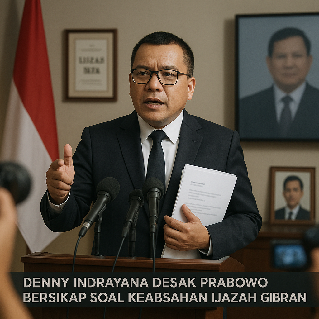 Denny Indrayana Desak Prabowo Bersikap soal Keabsahan Ijazah Gibran
