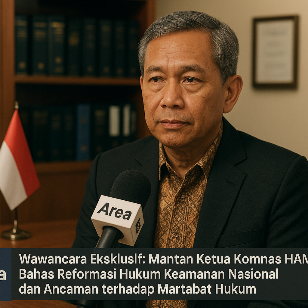 Wawancara Eksklusif: Mantan Ketua Komnas HAM Bahas Reformasi Hukum Keamanan Nasional dan Ancaman terhadap Martabat Hukum