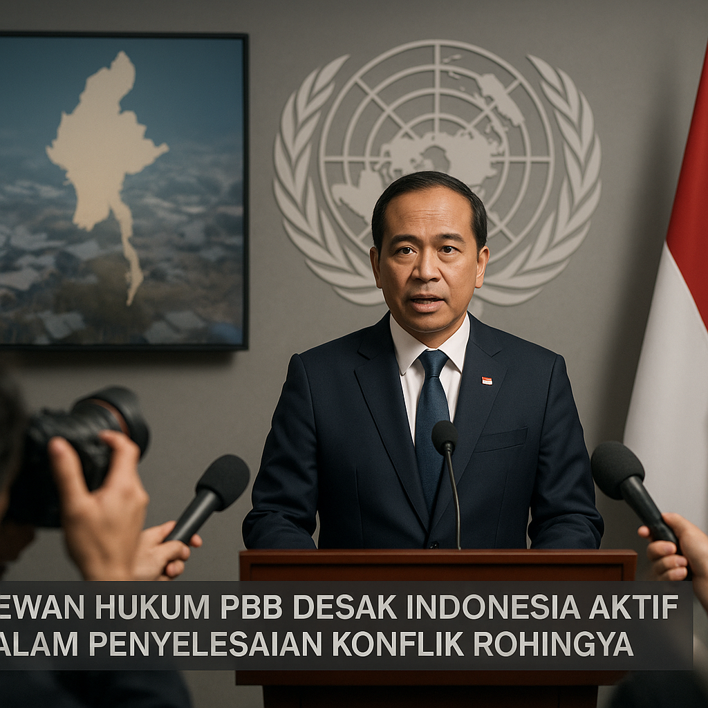 Dewan Hukum PBB Desak Indonesia Aktif dalam Penyelesaian Konflik Rohingya