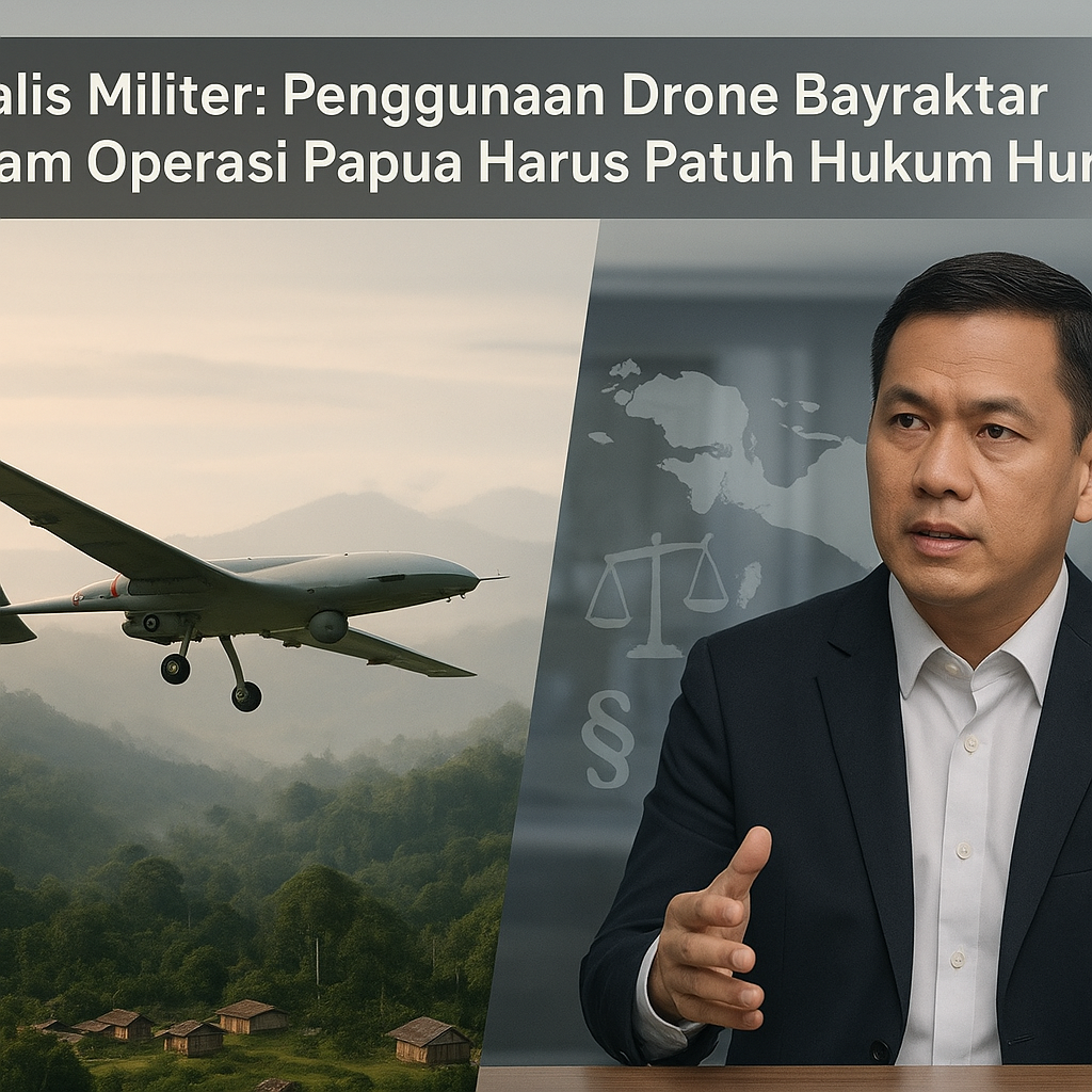 Analis Militer: Penggunaan Drone Bayraktar dalam Operasi Papua Harus Patuh Hukum Humaniter