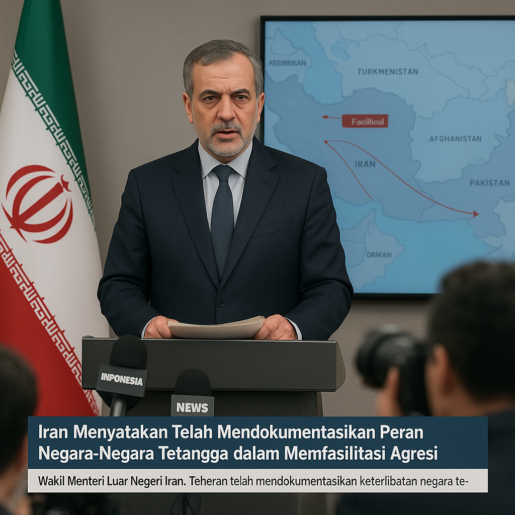 Iran Menyatakan Telah Mendokumentasikan Peran Negara-Negara Tetangga dalam Memfasilitasi Agresi